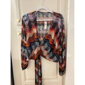 Anthropology- Conditions Apply Women's Size XS Wrap Blouse
